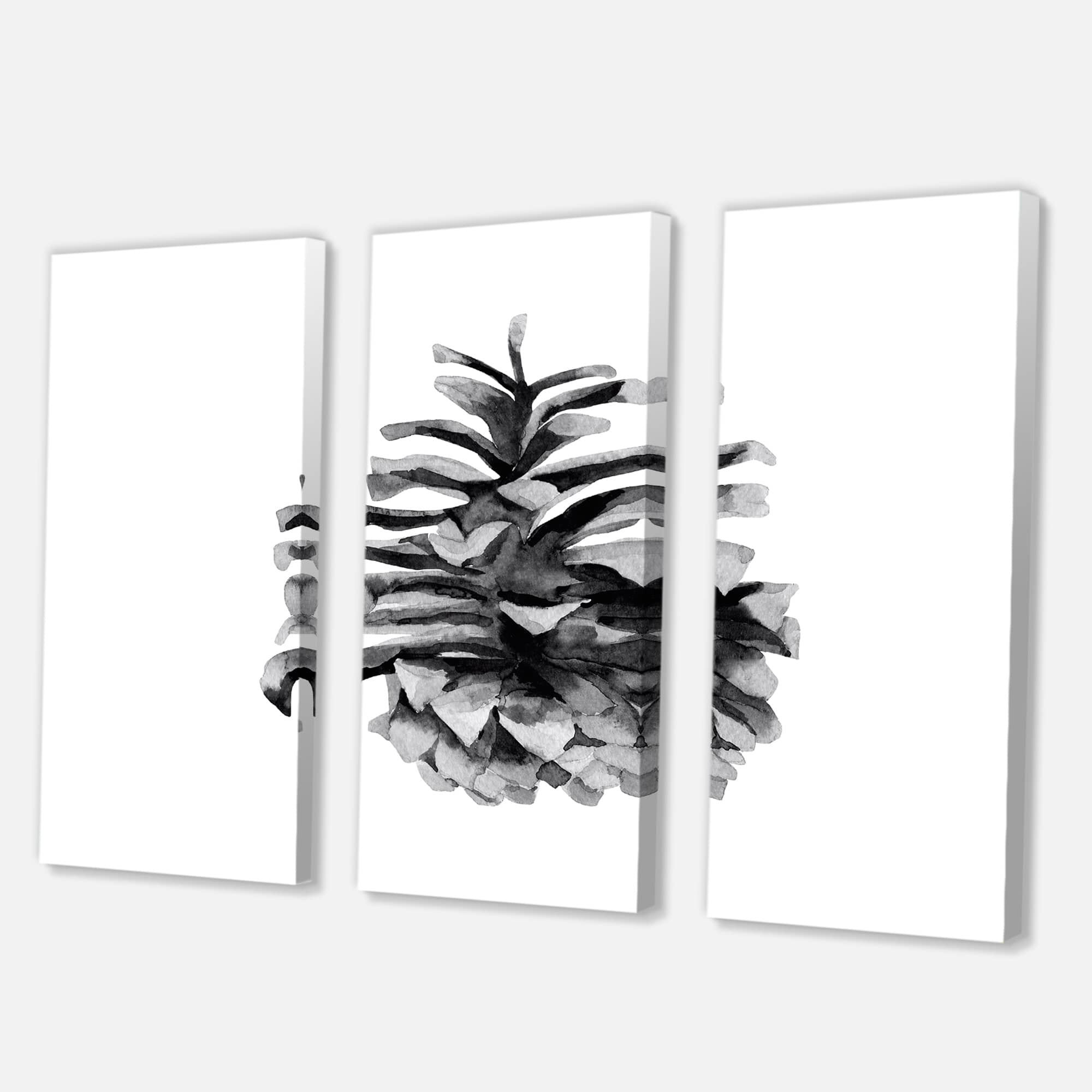 Designart - Conifer Cone Monochrome